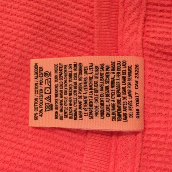 PINK Thermal Long Sleeved Shirt - Picture 5 of 7